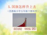苏教小学科学五下《1.5．国旗怎样升上去》PPT课件