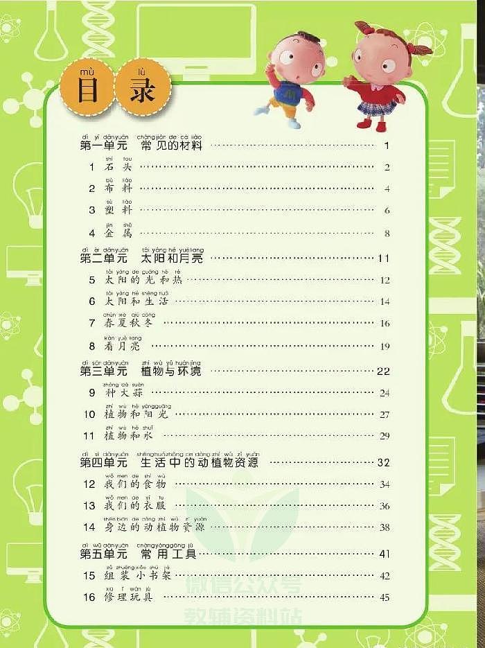 新版二年级上册科学青岛六三制电子课本高清PDF电子版02