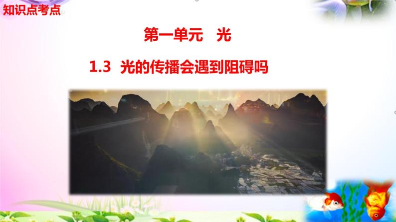 2021新版教科版科学五年级上册1.3光的传播会遇到阻碍吗-知识点+实验+典型试题(动画已调点击出现)课件PPT02