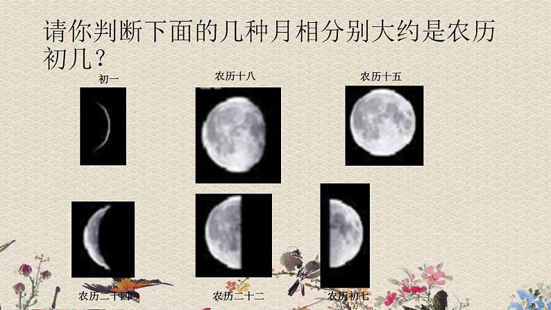 苏教版五年级上册科学 第一单元 白天和黑夜《看月亮》课件第8页