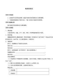 小学科学青岛版 (六三制)五年级上册6 地表的变化学案