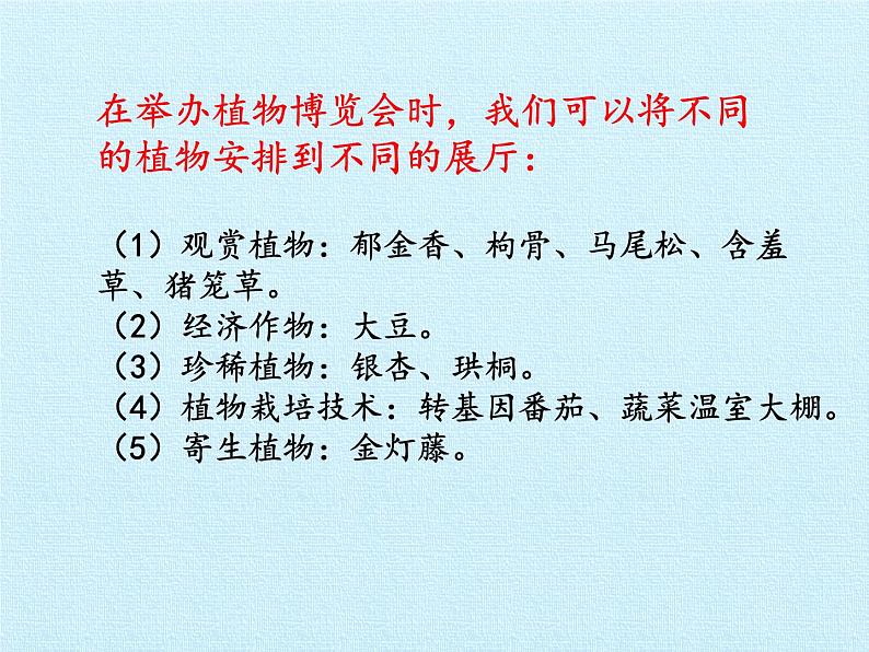 冀教版六年级上册科学第一单元、丰富多彩的生命世界  复习课件第8页