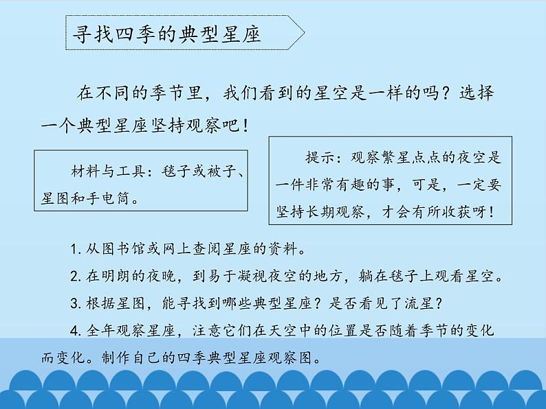 冀教版六年级上册科学19.美丽的星空  课件05