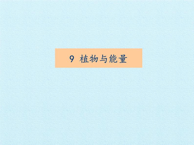 冀教版六年级上册科学第二单元、无处不在的能量  复习课件07