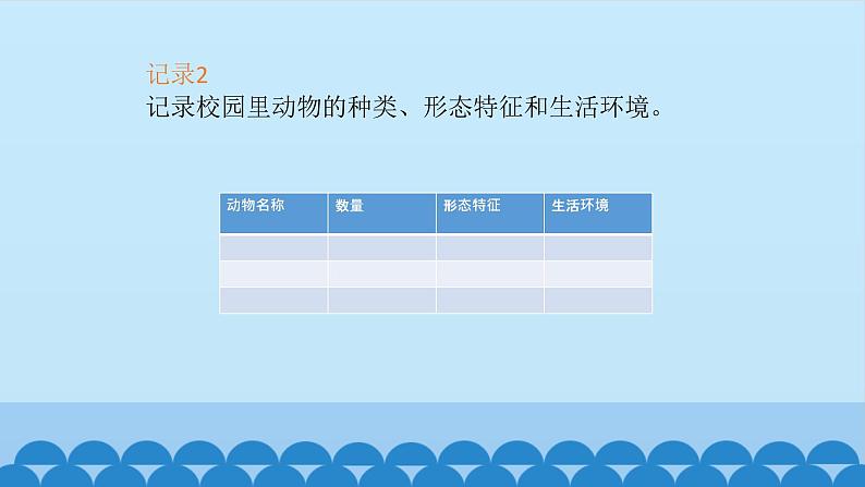 首师大版六年级科学上册19.动物的考察   课件第6页