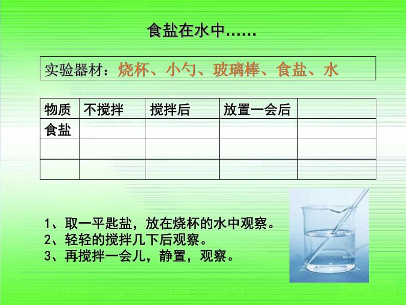 教科小学科学四上《2.1、水能溶解一些物质》PPT课件(2)第4页