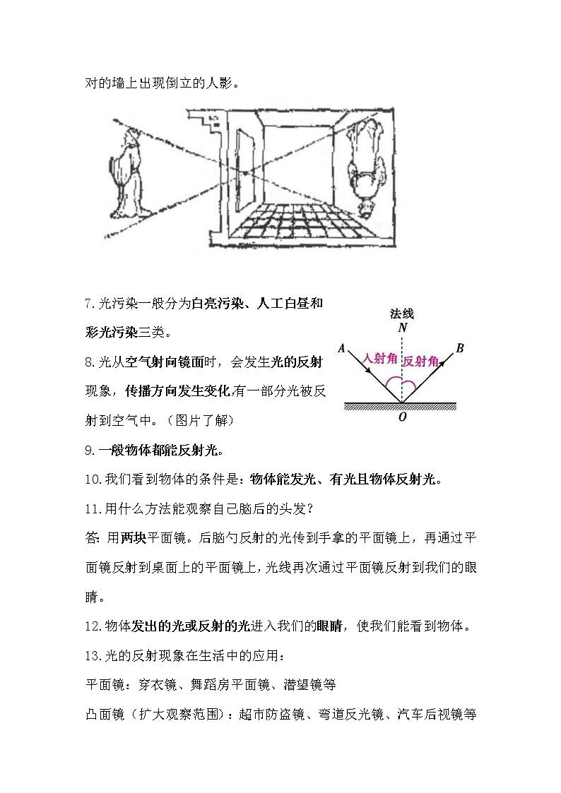 青岛版（六三制）科学五年级上册第一单元知识梳理02