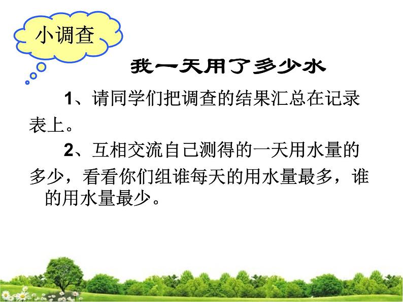 教科版科学六年级下册 4.5 一天的生活用水 课件02