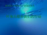 教科版科学六年级下册 4.8 环境问题和我们的行动 课件