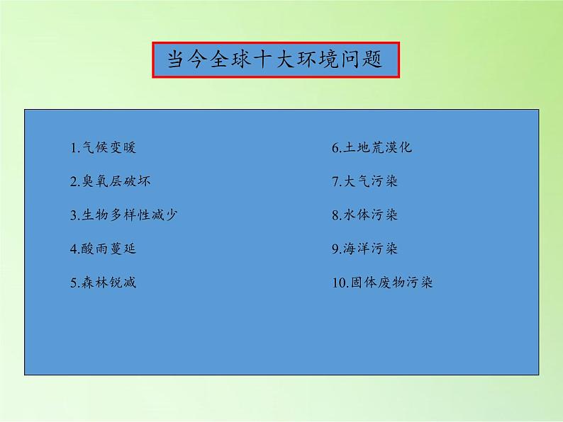 教科版科学六年级下册 4.8 环境问题和我们的行动(8) 课件06