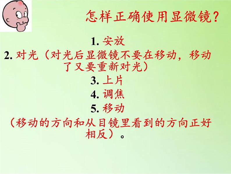 教科版科学六年级下册 1.5 用显微镜观察身边的生命世界（一）(3)（课件）第5页