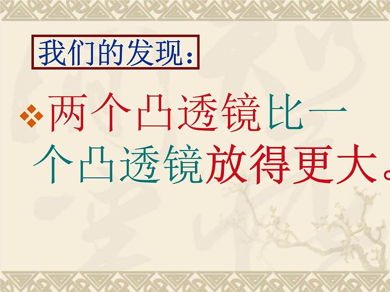 教科版科学六年级下册 1.4 《怎样放得更大》（课件）02