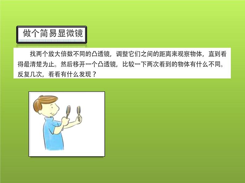 教科版科学六年级下册 1.4 《 怎样放得更大》（课件）第2页