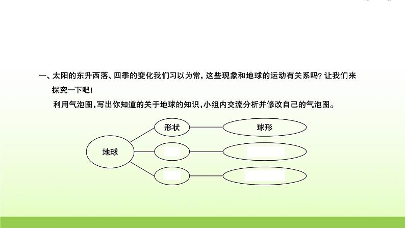 教科版 六年级科学上册第二单元地球运动1我们的地球模型 习题课件02