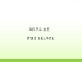 六年级科学上册第四单元能量7能量从哪里来习题课件教科版