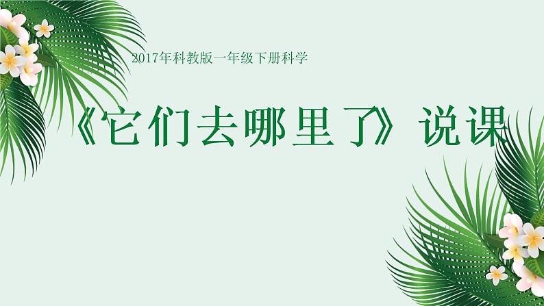 2020小学一年级下册科学课件-6.它们去哪里了教科版(19张)ppt课件第2页