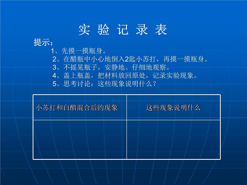 小学六年级下册科学-2.4小苏打和白醋的变化-教科版(8张)ppt课件 (1)第2页