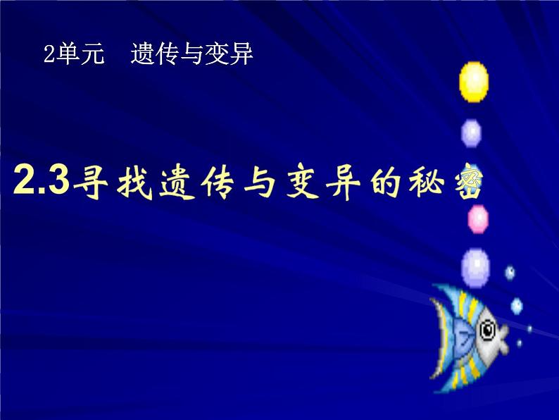 小学六年级下册科学-2.3寻找遗传与变异的秘密-苏教版(23张)ppt课件第5页