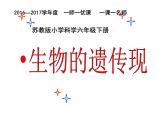 小学六年级下册科学-2.2生物的遗传现象-苏教版(21张)ppt课件