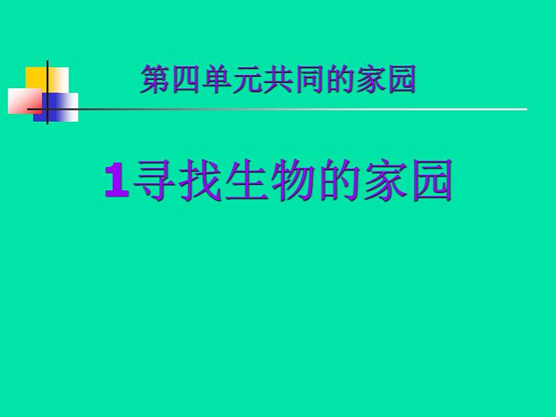 小学六年级下册科学-4.1寻找生物的家园-苏教版(14张)(2)ppt课件第3页