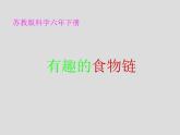 小学六年级下册科学-4.3有趣的食物链-苏教版(9张)(1)ppt课件