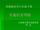 小学六年级下册科学-4.3有趣的食物链-苏教版(13张)(3)(1)ppt课件