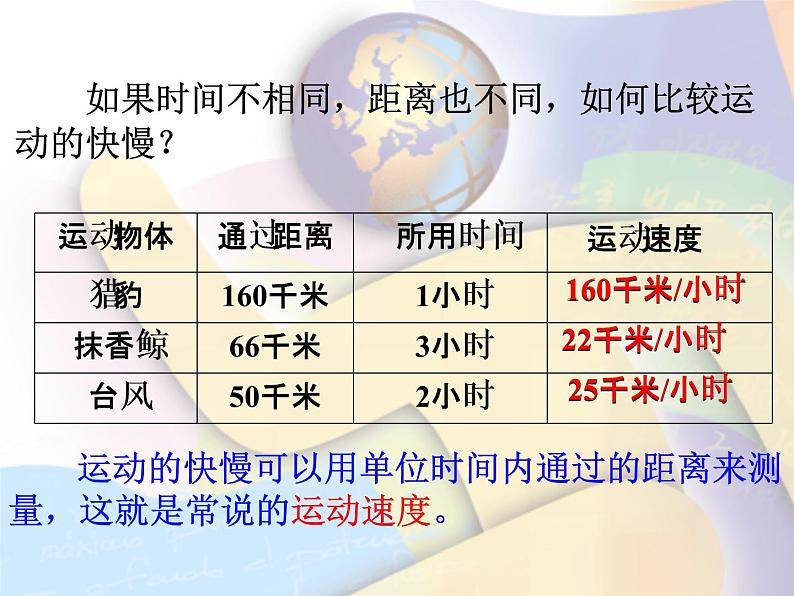 2020年四年级下册科学课件3.2运动的快慢苏教版(14张)(4)ppt课件第8页