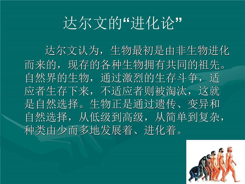 小学六年级下册科学-3.3达尔文和他的“进化论”-苏教版(9张)ppt课件第5页