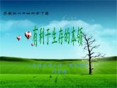 苏教版六年级科学下册 4.2 有利于生存的本领课件