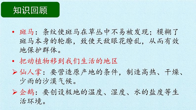 苏教版六年级科学下册第4单元 共同的家园 复习课件第6页