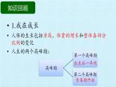 苏教版六年级科学下册第1单元 我们长大了 复习课件