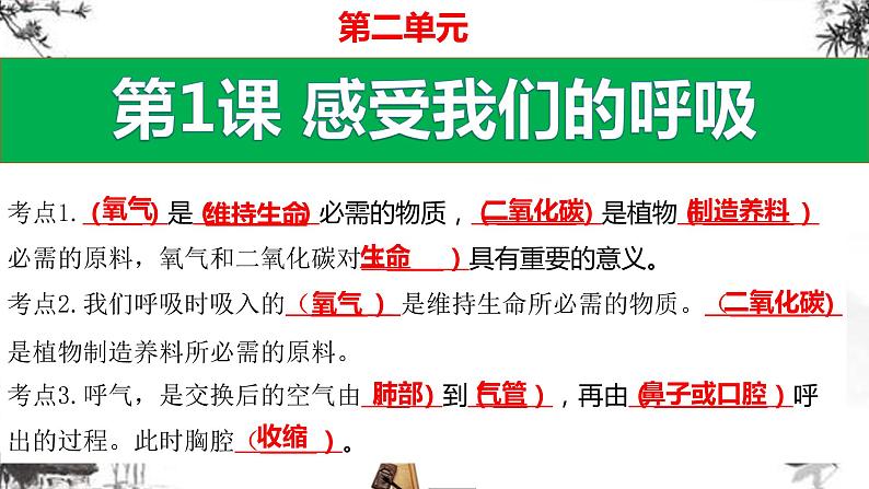 2021新版教科版科学四年级上册第二单元知识点汇总+实验+典型试题课件(动画已调)02