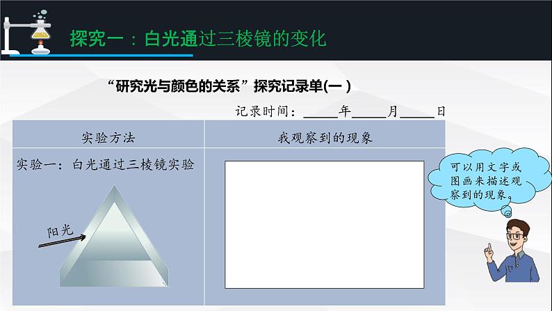 教科版（2017秋）科学五年级上册1.5认识棱镜（课件）教科版第3页