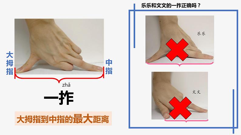 教科版科学一年级上册 2.3用手来测量 课件06