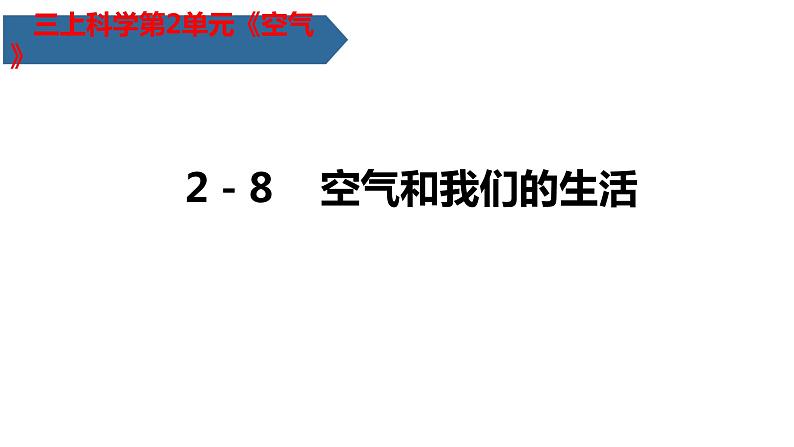 教科版科学三年级上册2.8空气和我们的生活（课件）01