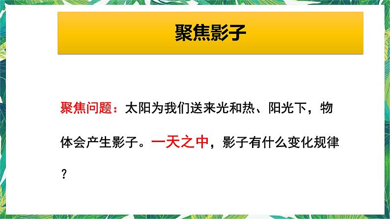 三年级下册科学课件-3.2阳光下物体的影子  教科版 课件+教案03