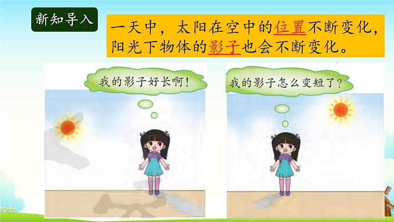 大象版科学四下 3.2太阳下的影子 课件PPT+教案+习题PPT+素材02