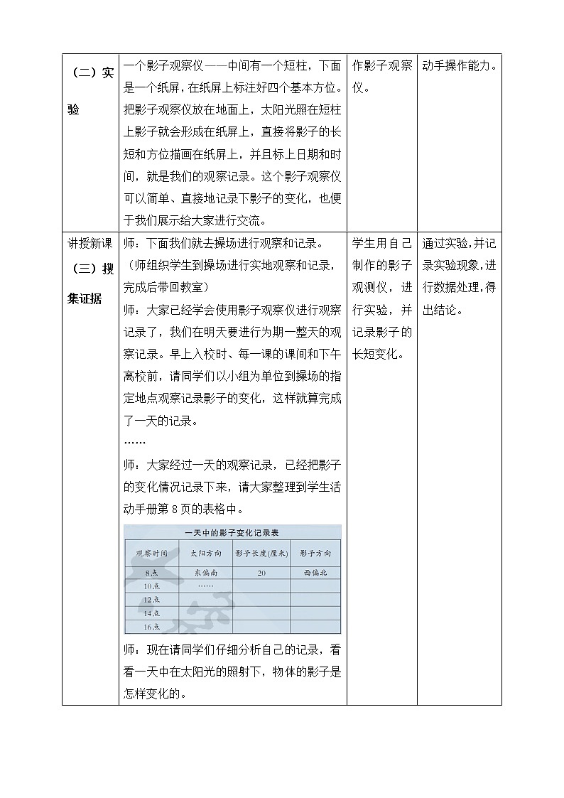 大象版科学四下 3.2太阳下的影子 课件PPT+教案+习题PPT+素材02