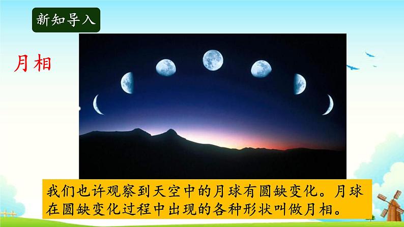 大象版科学四下 3.5《月有阴晴圆缺》 课件PPT+教案+习题PPT+素材03
