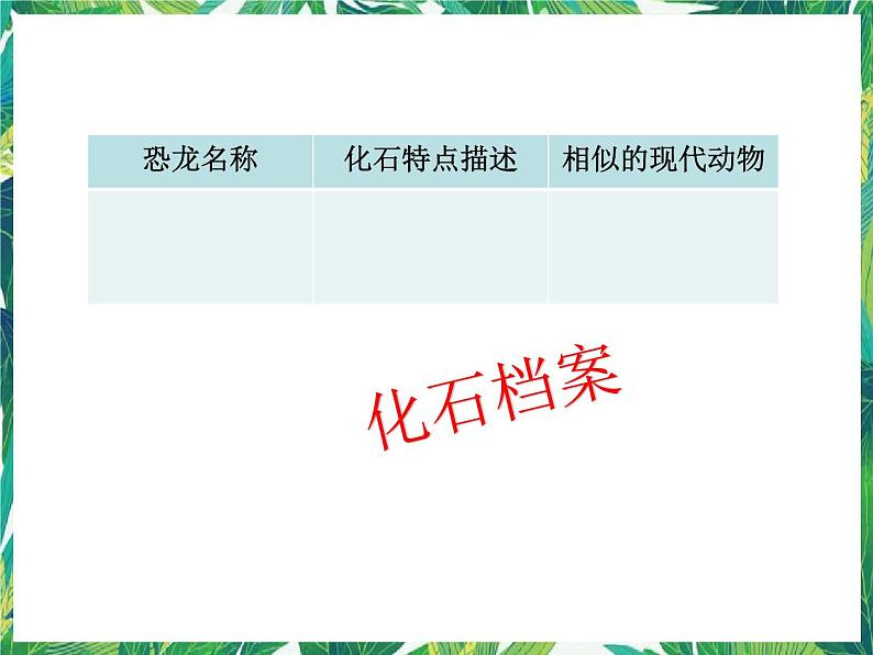 教科版六年级科学下册6.《古代生物的多样性》教学课件第7页