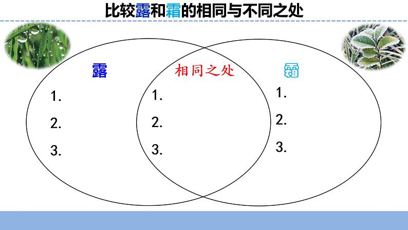 苏教版（2017秋）科学五年级上册14露和霜 （课件）第6页