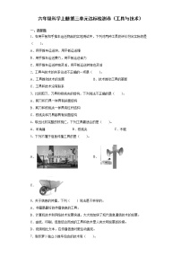 教科版 (2017)六年级上册工具与技术综合与测试综合训练题