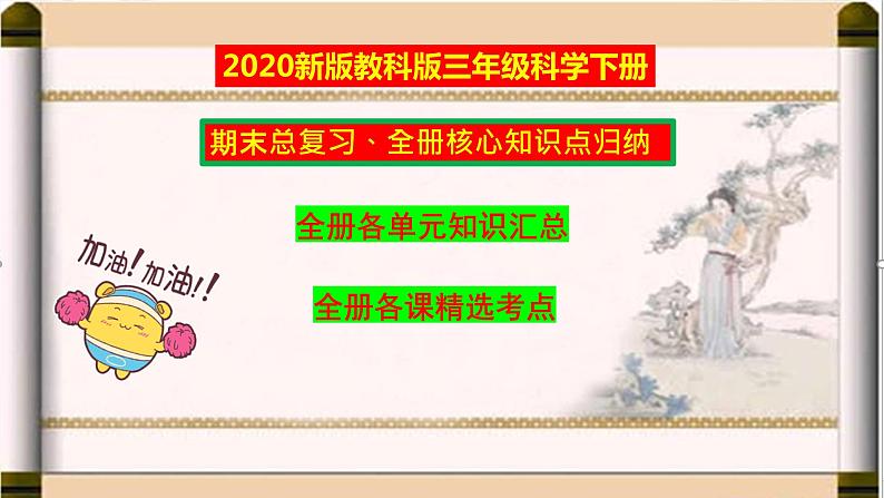 2020新教科版科学三年级下册全册知识点-期末总复习【背诵课件】01