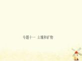 小升初科学训练专项复习专题11土壤和矿物课件
