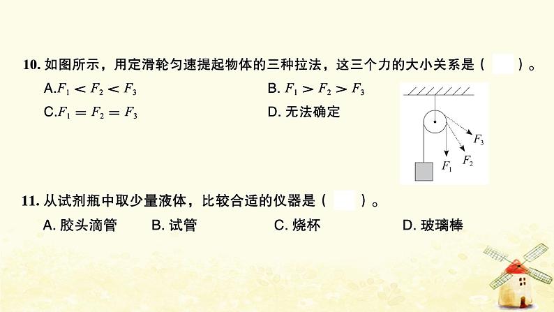 小升初科学归类冲刺卷第二部分模拟训练卷七课件06