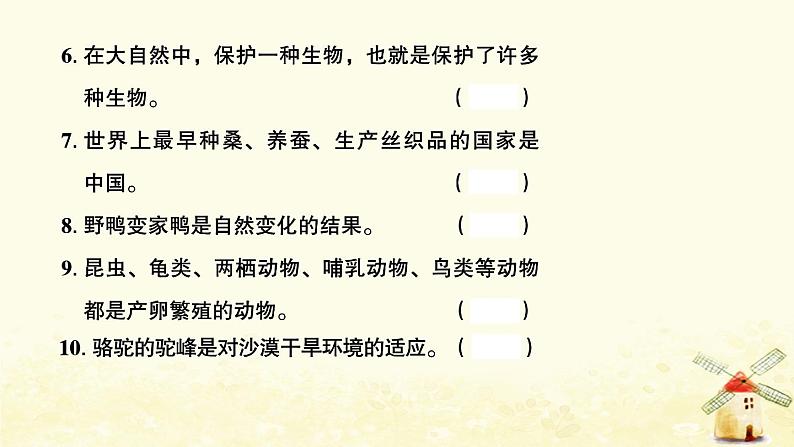 小升初科学生命科学专题训练2动物课件05