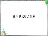 新教科版科学六年级下册 第四单元综合训练 习题PPT（含答案+动画）