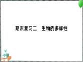 新教科版科学六年级下册 期末复习二 生物的多样性 习题PPT（含答案+动画）