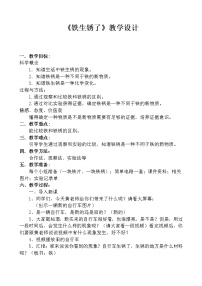 教科版六年级下册5、铁生锈了教学设计及反思