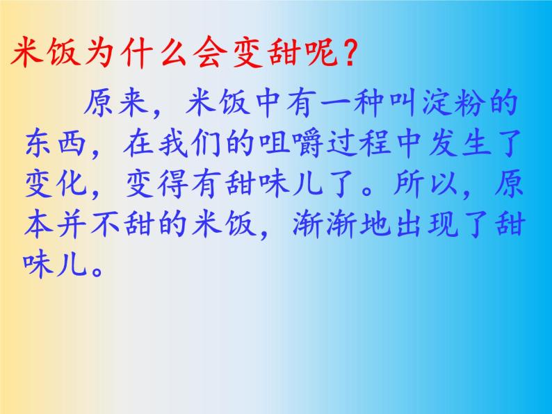 教科版（2001）科学六年级下册 2.3 米饭、淀粉和碘酒的变化(28) 课件06